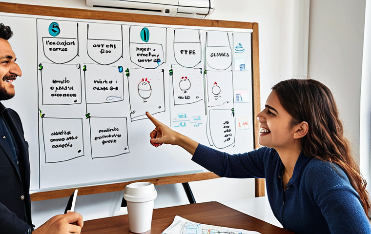 **

A brightly lit, modern co-working space in Istanbul. Several young professionals are gathered around a whiteboard, brainstorming ideas. One person is pointing to a diagram on the board, representing a "white page" or fresh start. Everyone is smiling and engaged. Include Turkish coffee cups on the table and a view of the Bosphorus in the background. The overall mood is energetic and optimistic. Focus: Innovation and collaboration in Turkish business culture.

**